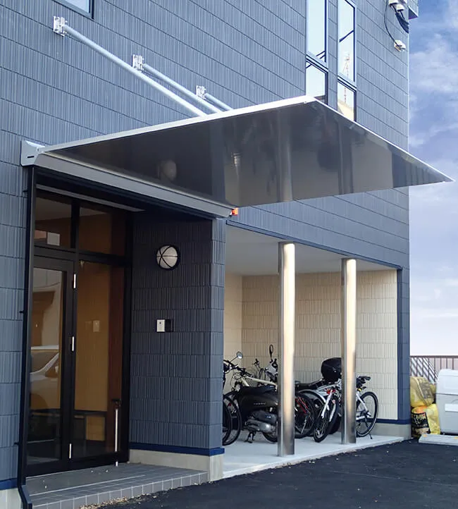 AD-R 逆勾配ひさし設置事例写真